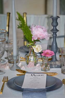 Beaulieu house wedding venue table setting